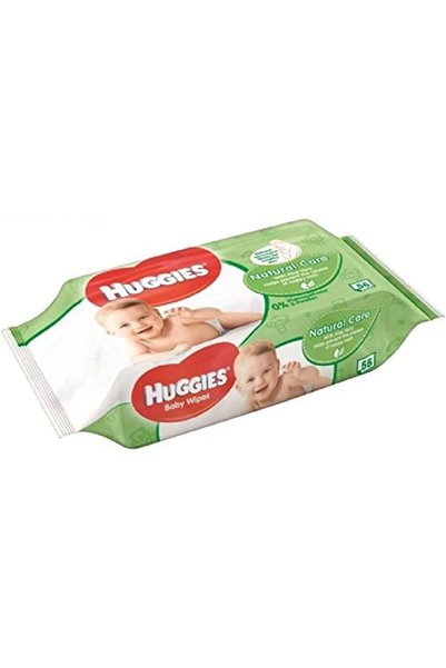 Huggies Baby Wipes Aloe, 56 Count