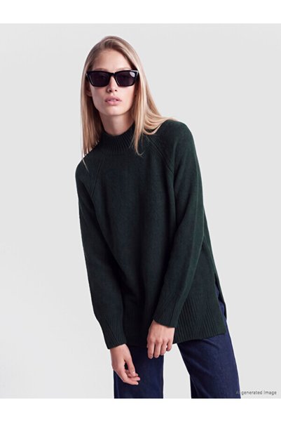 LC Waikiki Rmz Gi̇yi̇m Farkiyla Half Fisherman Roba Collar Loose Fit Women's ...