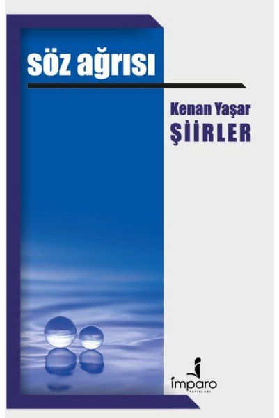 İmparo Yayınları Söz Ağrısı Kenan Yaşar / Şiirler