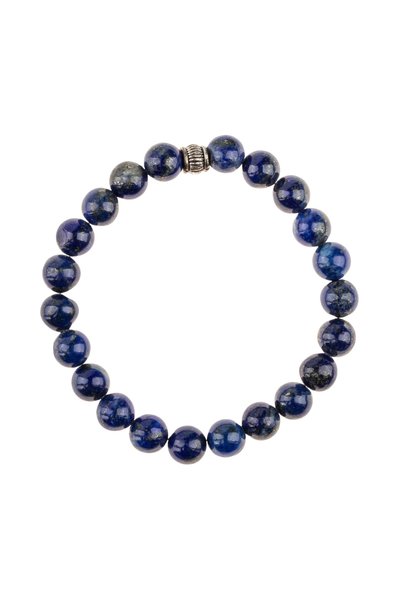 ALUULA Zawira Lapis Lazuli Natural Stone Bracelet (8mm Bead Cut)