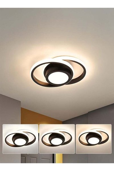 Generic Brand XiuWoo Modern 3-Color Lighting Source LED Ceiling Fixture Sleek...