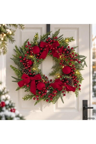 DD SHOP !coroana decor ros fund led 55cm