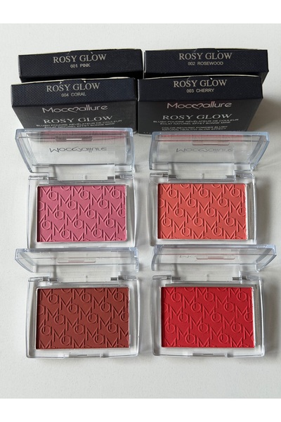 moc allure 001-002-003-004- مجموعة أحمر الخدود المكونة من 4 قطع.