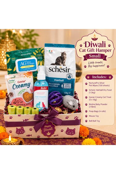 Bioline Diwali Purrfect Little Joys – Cat Gift Hamper (Small)