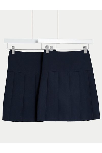 Marks & Spencer Set de 2 fuste școlare plisate pentru fete (2-18 ani)