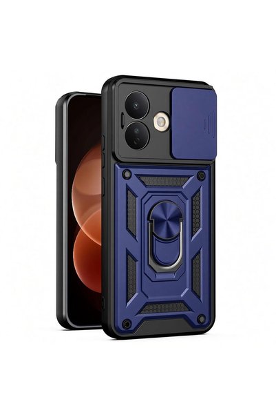 Microsonic Impact-Resistant Navy Blue Case Compatible with the Xiaomi Redmi N...