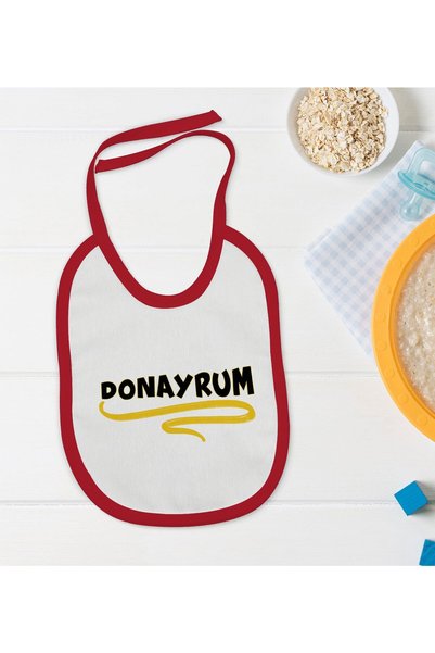 Bk Gift BK Kids Donayrum-Designed Red Baby Bib - 1