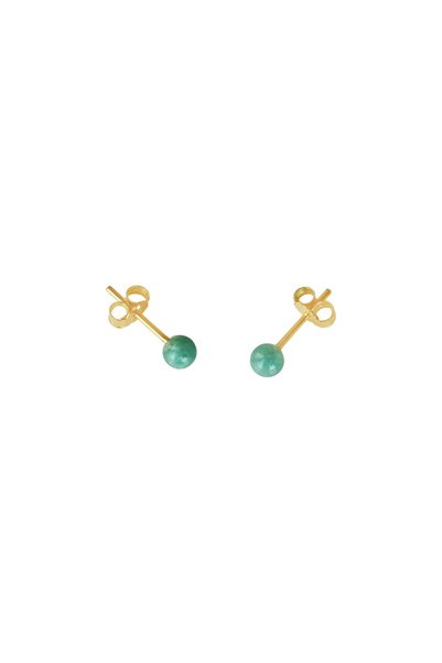 Jewelivery 18Kt Gold Blue Earrings E1YK22