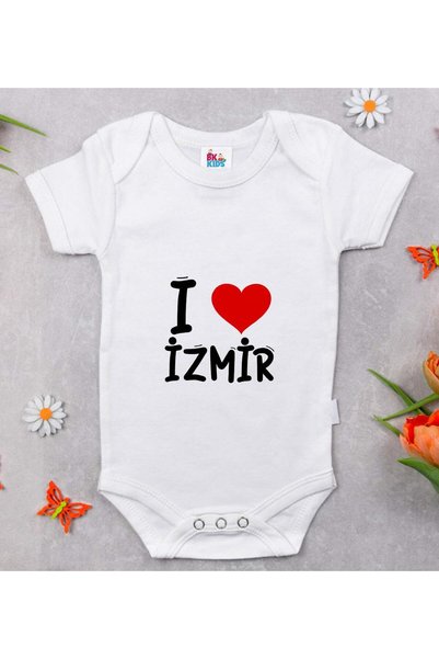 Bk Gift بي كي كيدز، بدلة أطفال بتصميم "أحب إزمير" - الموديل رقم 1، مناسبة للأ...
