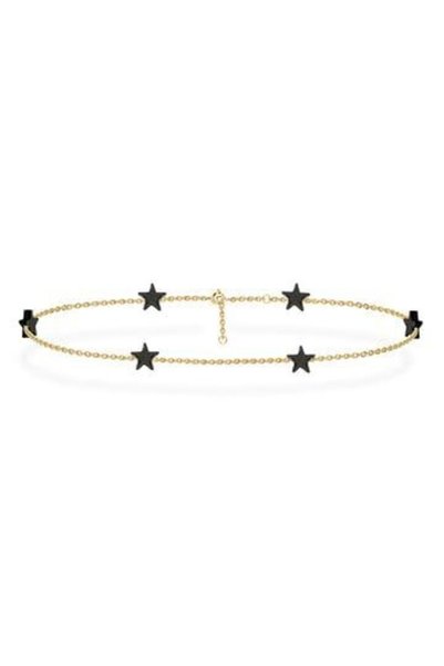 Jewelivery , Anklet, 18KT Yellow Gold A1YK8, Contemporary Design, Luxury Wome...