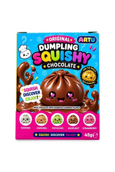 Artu Gălușcă de ciocolată Squishy Misteriosă Aurie 45 g