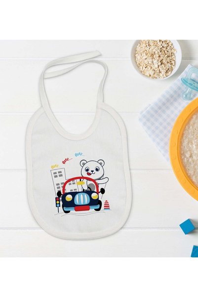 Bk Gift BK Kids Cute Driver-Themed Baby Bib - Model 1