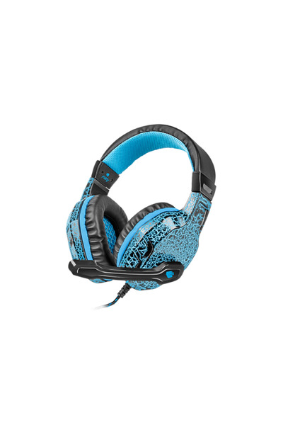 FURY Casti Gaming Bentiță Hellcat, cu fir, Albastru
