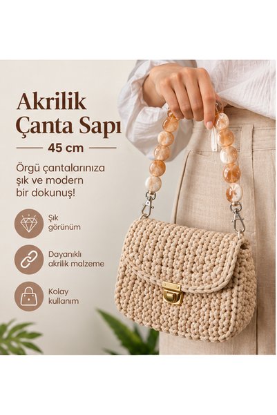 Ceylan AL AVM ACRYLIC BAG HANDLE 45 cm (Round / Flat Model)