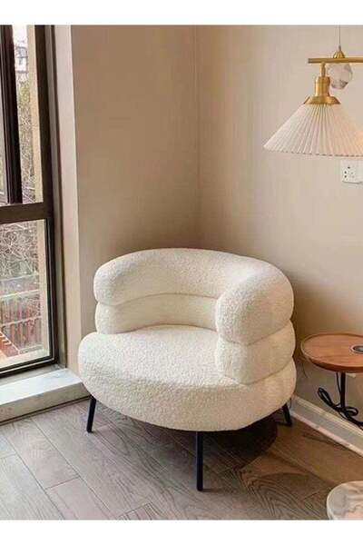 Generic Brand Kutis Sofa Chair Makeup Chair for Bedroom Living-Room 62 x 38 x...
