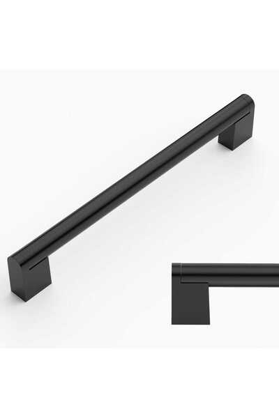 Amerdeco Set 5 mânere din inox negru mat 165 mm