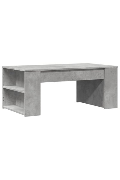 Syfax Măsuță de cafea, gri beton, 102x55x42 cm, lemn prelucrat