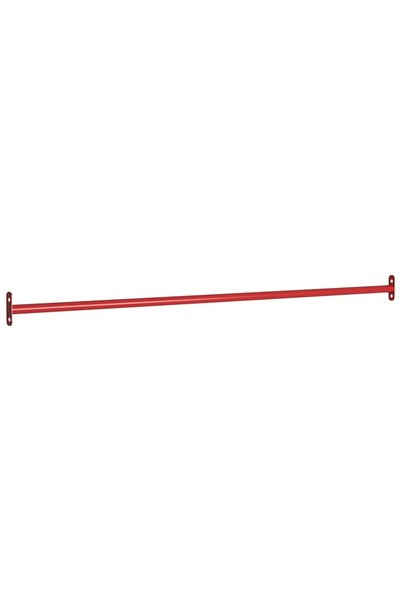 Syfax Bară de rotire, roșu, 125 cm, oțel