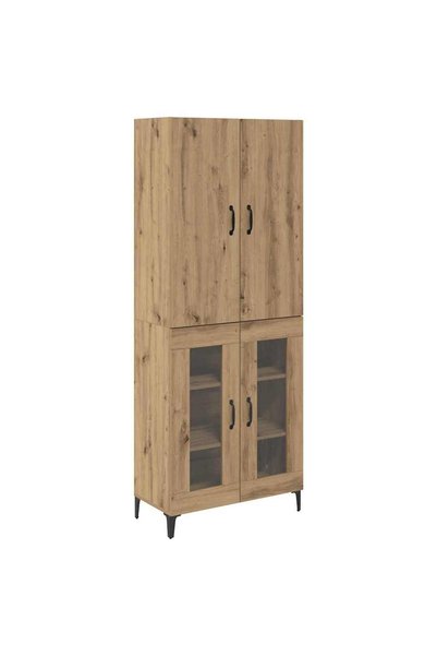 Syfax Bufet Stejar Artizanal 69,5 x 34 x 180 cm Lemn prelucrat