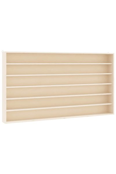 Syfax Vitrina de colecție din lemn cu 6 rafturi 100x9x55 cm