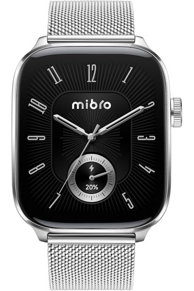 Mibro SmartWatch Fit Silver,1.75" AMOLED,Crystal Clear,AI Intelligent Assista...