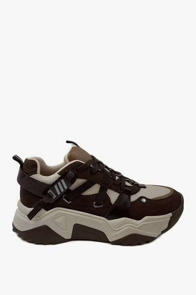 İNNABUTİKK Setya Γυναικεία Αθλητικά Παπούτσια Casual Sneaker - Καφέ Σουέτ