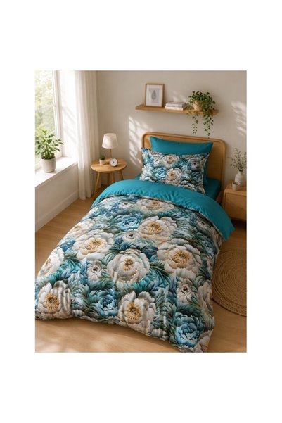 JOJO HOME Σετ Κλινοσκεπασμάτων Μονό, Jojo Home, Finet, Σεντόνι με Λάστιχο, 1 ...