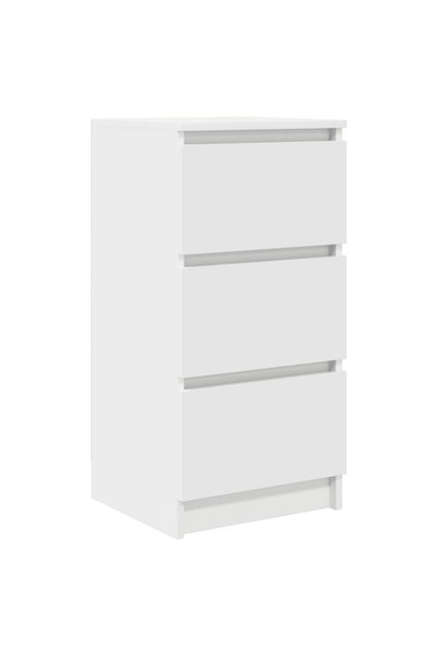Syfax Bufetă albă 37,5x35x76 cm din lemn prelucrat