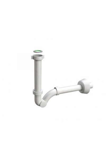 Bonomini Sifon chiuvetă/bideu, tip S, PP, alb, cu inspecție, D.1 1/4"x32mm