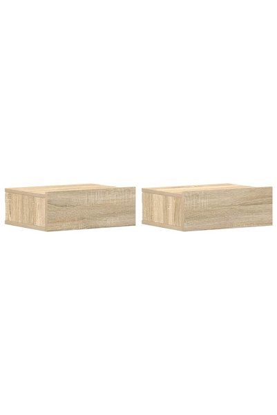 Syfax Noptiere suspendate, 2 buc., stejar sonoma, 40x30x15 cm