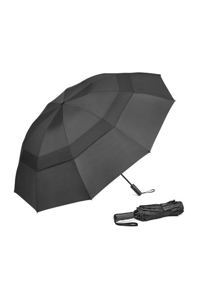 G4Free 42/46/54/62 Inch Large Compact Golf Umbrella Windproof 10 Ribs Reverse...