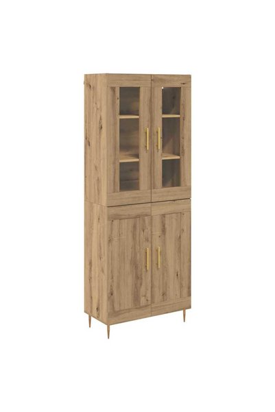 Syfax Bufet 2 buc. Stejar Artizanal 69,5 x 34 x 180 cm Lemn prelucrat