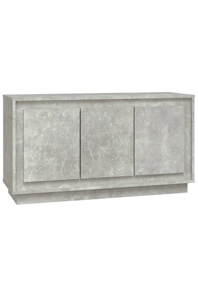 Syfax Dulap, beton gri, 102x35x55 cm, lemn prelucrat
