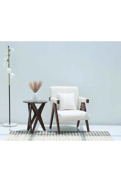 Generic Brand Opel Home ANTONY ARM FABRIC CHAIR (ONLY ARM CHAIR) (HONEY) (63X...