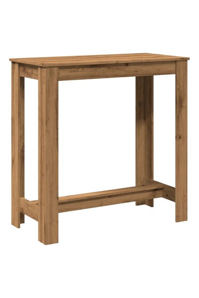 Syfax Masă de bar, stejar artizanal, 102x50x103,5 cm, lemn prelucrat