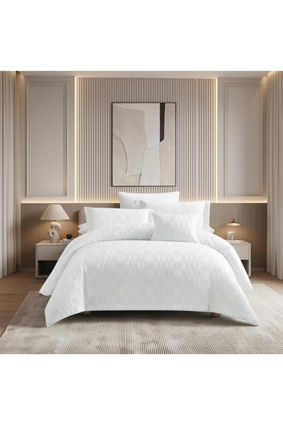 Generic Brand Anita Summer Single and Half Jacquard Luxury White Bedspread 5 ...