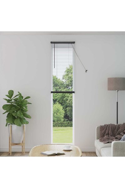 Syfax Jaluzea venetiană Gri argintie 213 x 50 cm 25 mm PVC