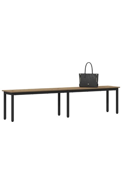 Syfax bancă Stejar Artizanal 200 x 35 x 45 cm Lemn prelucrat