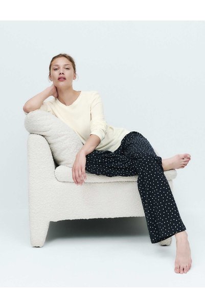 Marks & Spencer Set de pijamale din bumbac pur, imprimate