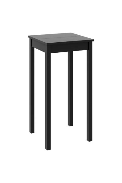 Syfax Masă de bar din MDF, negru, 55 x 55 x 107 cm