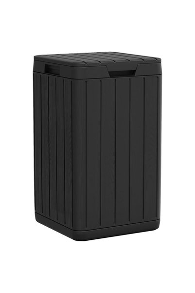 Syfax Coș de gunoi pentru exterior, antracit, 38x38x65 cm, PP