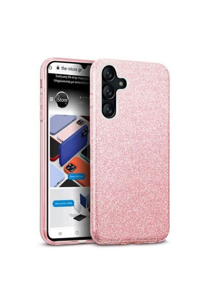 Orso Θήκη Samsung Galaxy A17/A18/A26 Υβριδική Ροζ με Στρας