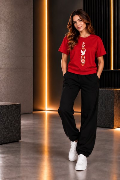 clothes 33 طقم تي شيرت وبنطلون رياضي مكون من قطعتين، خفيف ومناسب لفصل الصيف، ...
