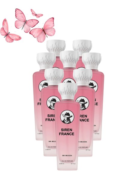 Bellezza 8 قطع Siren France Sir. Perfume 200 مل
