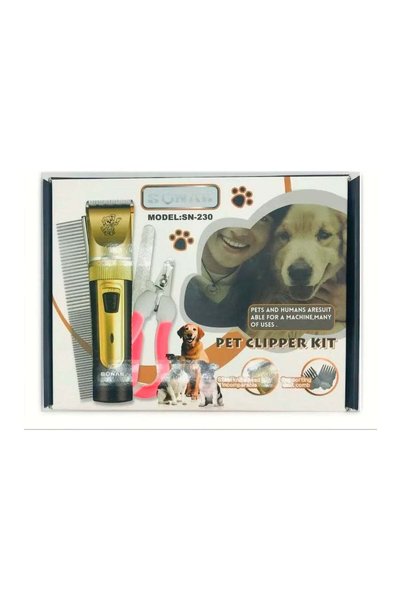 Generic SONAR SN-230 Pet Clipper, Corded or Cordless, with 4 Combs and Access...