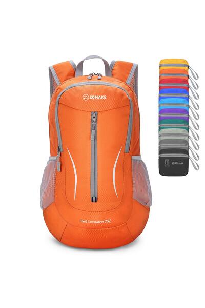 ZOMAKE Foldable Backpack Lightweight Packable 25 L, Small Hiking Daypack