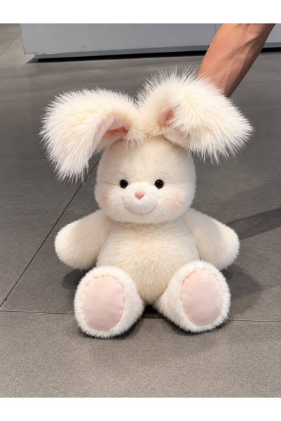SHAMİRA Sevimli Koşan tavşan 60 cm kafasından tutup elde sallayınca peluş koş...