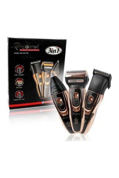 OEM Geemy 3-in-1 Multifunctional Trimmer, for Nose, Ears, Face and Beard, 3W