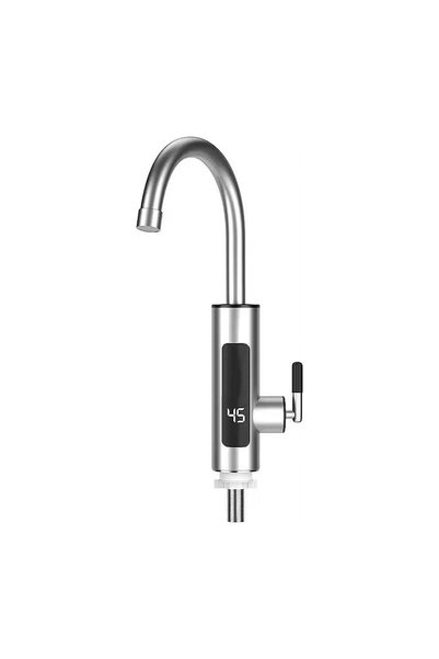 Generic Robinet Electric Instant Golxmse 3000W cu Afișaj Digital, Alb sau Arg...