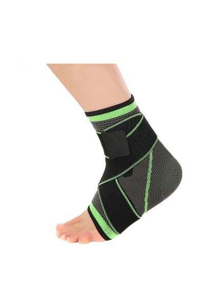Generic Elastic Ankle Brace with Ligament Support, Size XL, Unisex, for Sport...